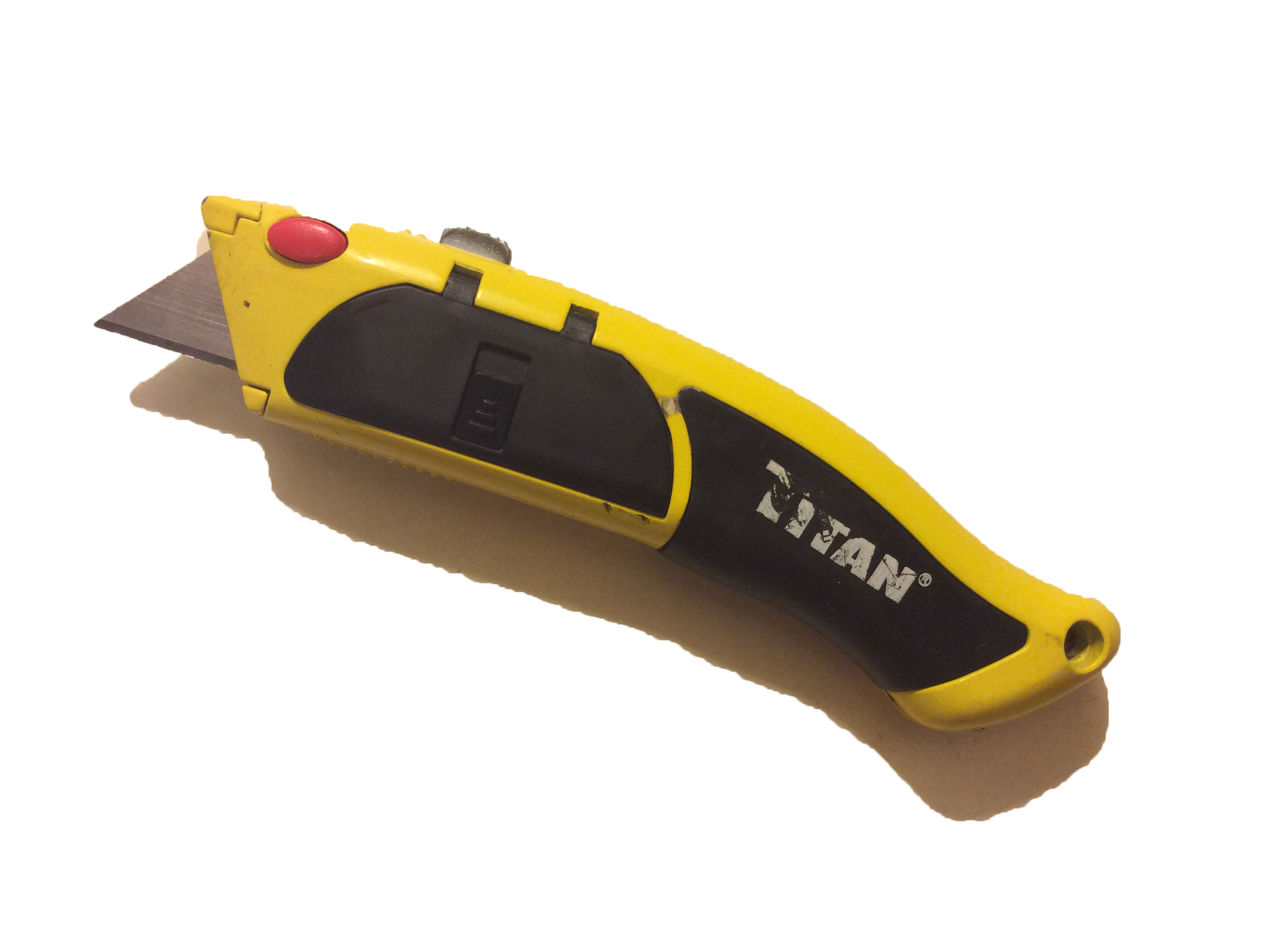 커터칼 이미지. 커터칼퇴근의 빠르고 날카로운 뉘앙스를 설명하기 위해 사용한 Wikimedia Commons 사진